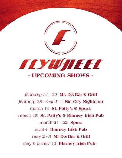 Flywheel upcoming shows